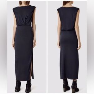All Saints NILE VI Dress in Navy